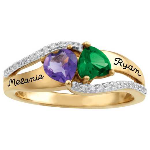 Heart-Shaped Couples Ring: Sweet Promise